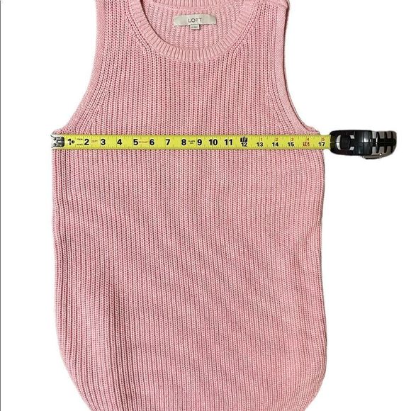 Loft- Sweater Tank in Pretty Pink! - Picture 5 of 6
